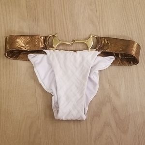 Beach bunny embellished bikini bottom
